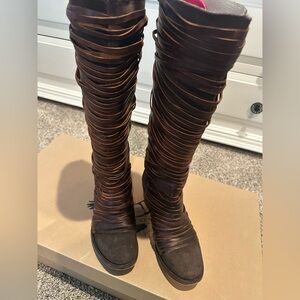 Free Bird by Steven Logan brown boots size 8